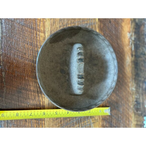 Vintage Ges-Line Tobacco Brown Melamine Plastic Ashtray With Grooved Divider - Picture 5 of 6